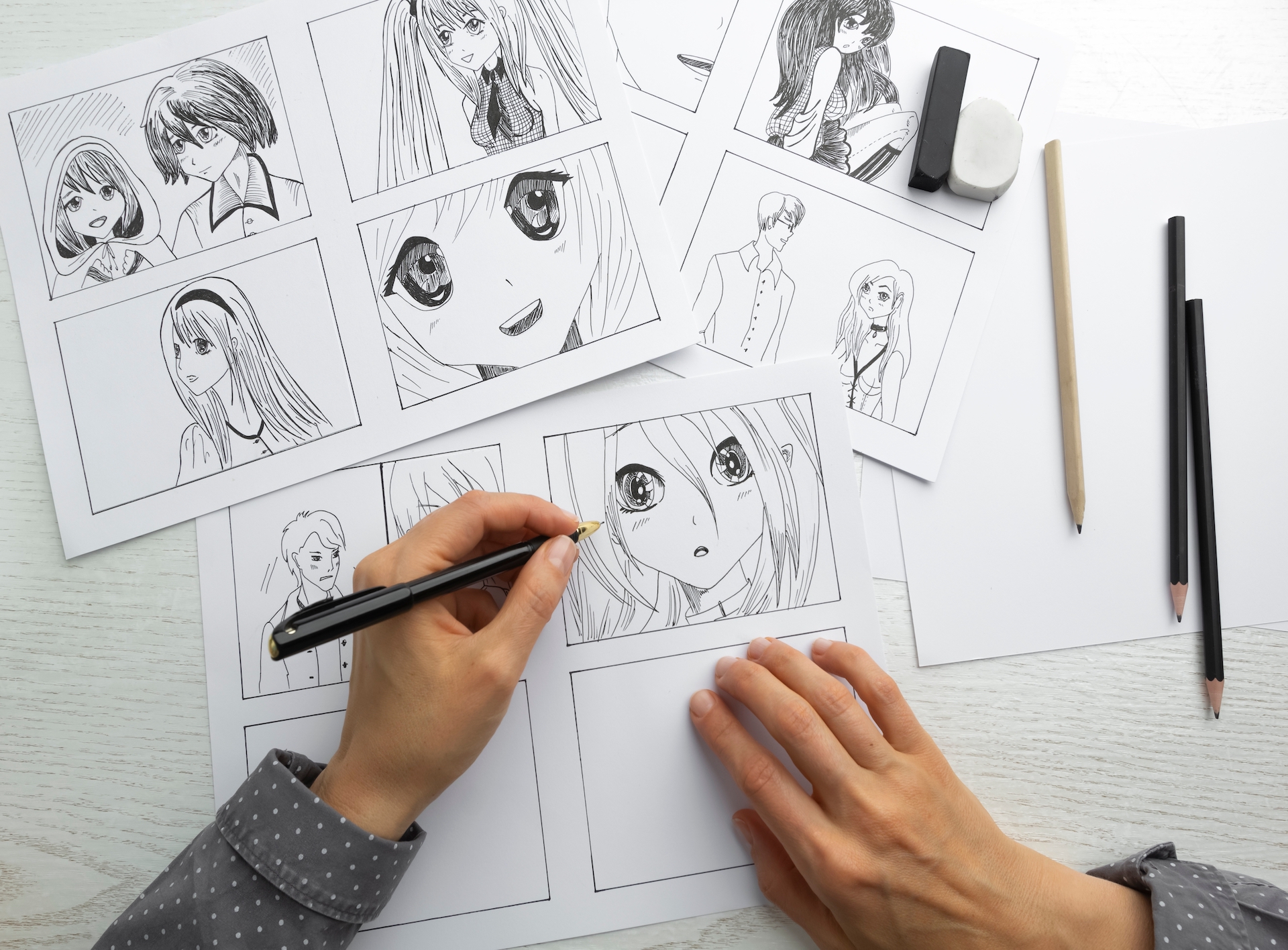 Corsi manga online: disegnare e pubblicare manga